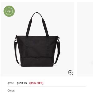 Lo & Sons Catalina Deluxe Tote in recycled poly onyx